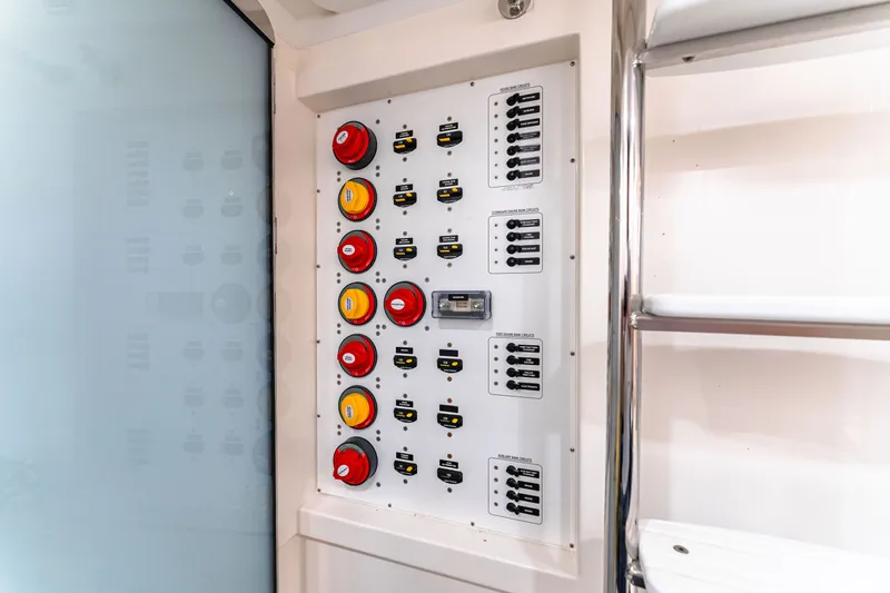 Dash Yacht Photos Pics Selector Switches and Breaker Panel