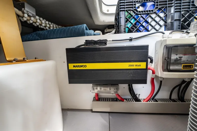 Wanderer Yacht Photos Pics Electrical system of a 2016 Beneteau Swift Trawler 44 with Marinco 2000 Watt inverter.