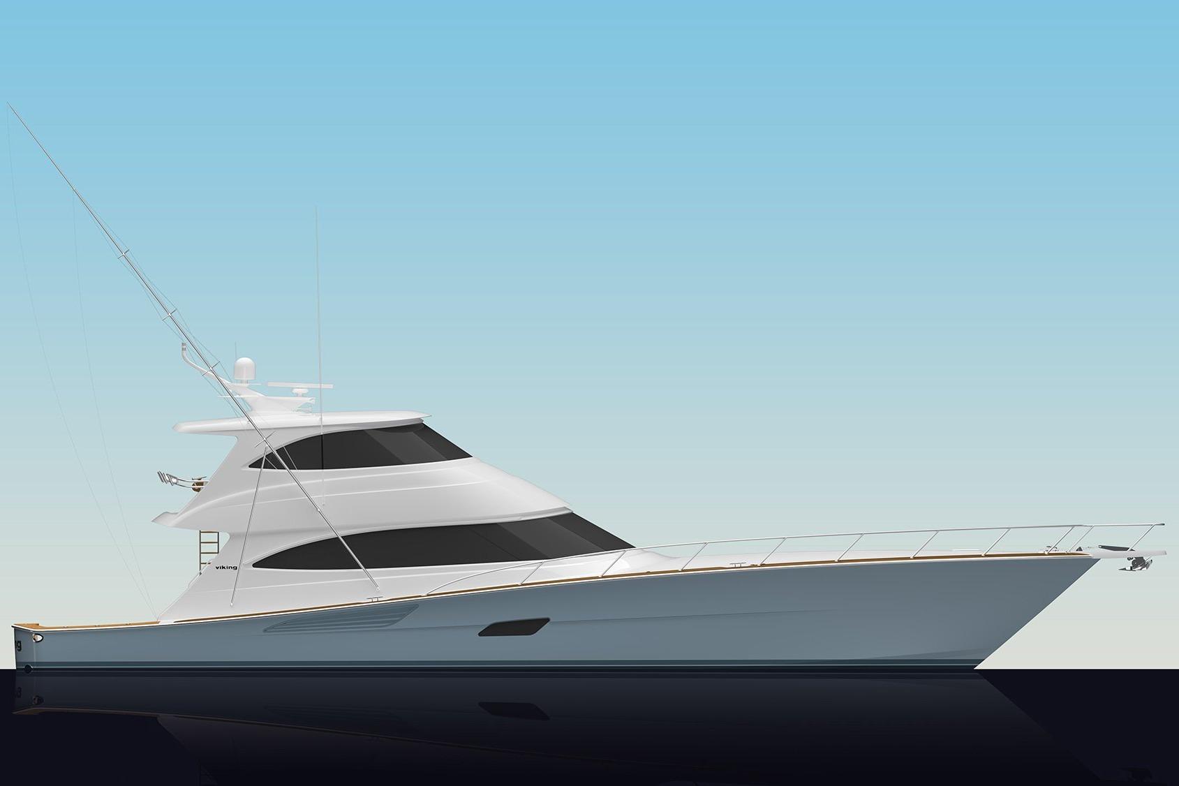 Viking 82 Enclosed Bridge