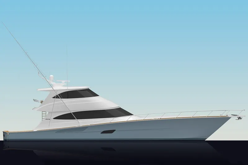 2026 Viking 82eb Yacht Photos Pics Viking 82 Enclosed Bridge Profile