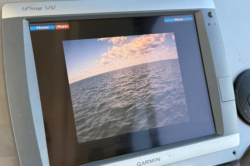  Yacht Photos Pics Garmin GPSmap 5212 displaying ocean view on Regal 42 Sport Coupe, 2012 model.