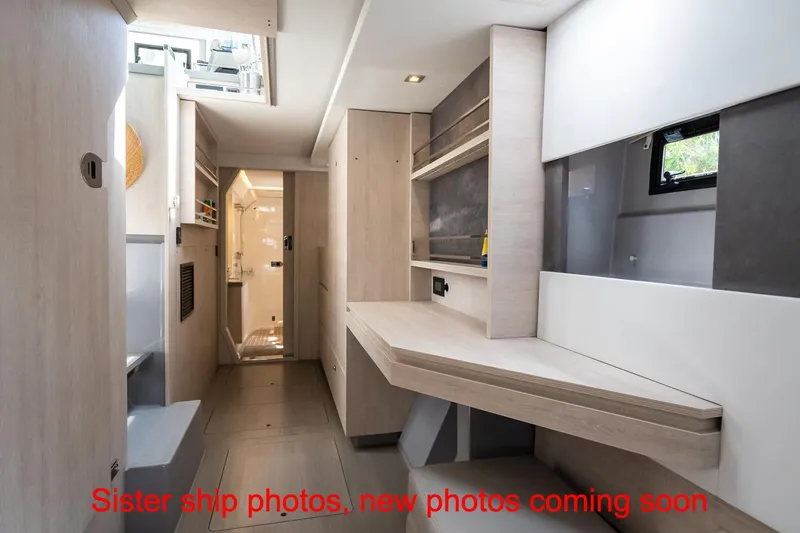 Just Lion Around Yacht Photos Pics Interior of 2020 Leopard 45 yacht with modern design and spacious layout.