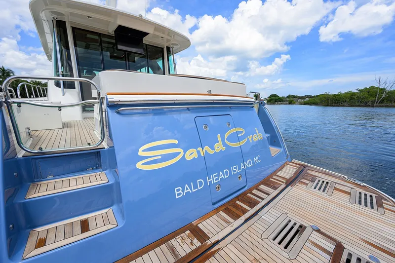 Sandcrab Yacht Photos Pics Sabre 66 SANDCRAB - Transom and Swim Platform