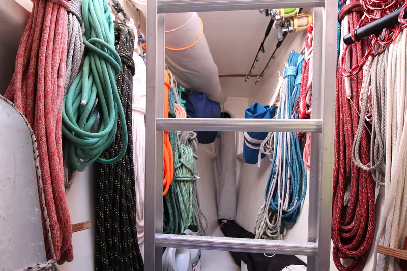 Nogal Yacht Photos Pics Port bow storage