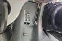 Label on Saxdor 320 GTO, Twin Mercury 300 V8, 2022 model, showing specifications.