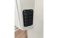 Control panel on 2022 Saxdor 320 GTO boat for water and toilet functions.