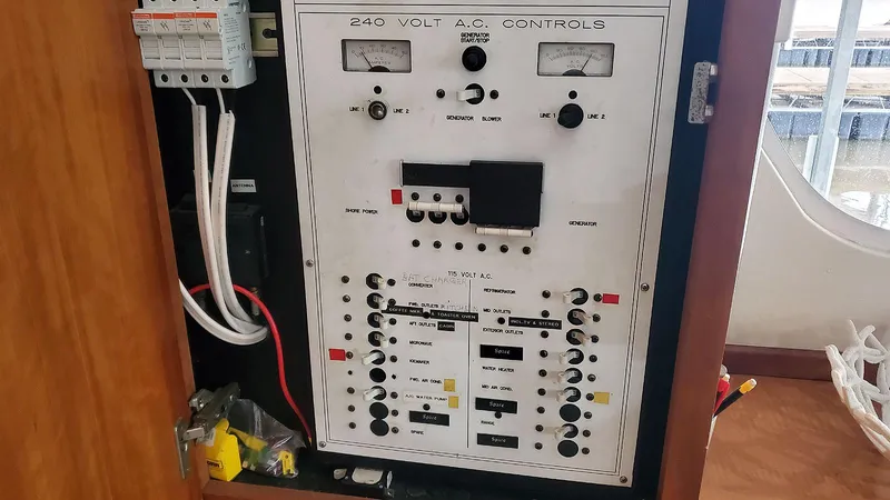 North Star Yacht Photos Pics AC Electrical Panel