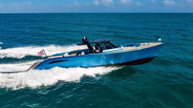 Elizabeth Yacht Photos Pics 2022 Wajer 55 S yacht cruising on open sea under clear skies.