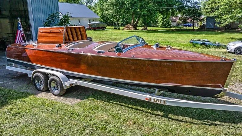  Yacht Photos Pics port side on trailer