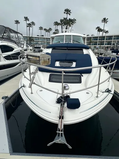 Ballerina Yacht Photos Pics 2004 Sea Ray 390 Motor Yacht docked, featuring sleek design and spacious deck.