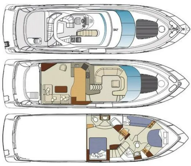 Chips Ahoy Yacht Photos Pics 2008 52 Carver Voyager - Chips Ahoy - Layout