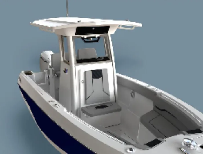  Yacht Photos Pics 2025 Wellcraft 243 Fisherman boat with sleek design and spacious deck.