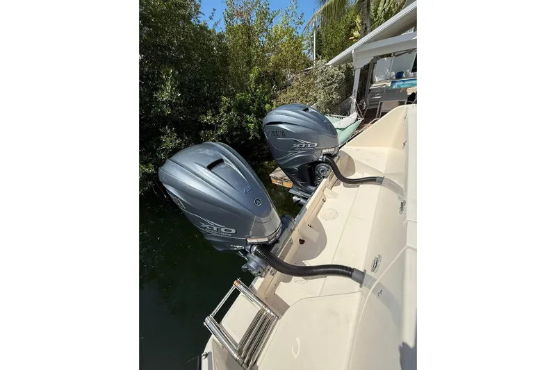  Yacht Photos Pics 2021 Grady-White Canyon 336 boat with dual Yamaha XTO outboard engines.