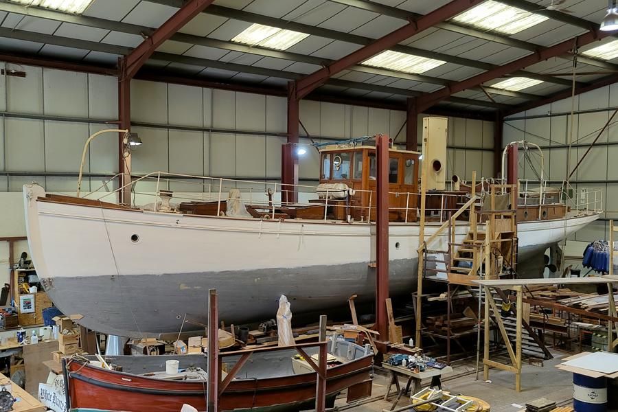 Camper & Nicholsons Historic Victorian Motor Yacht 21m 1897 Essex