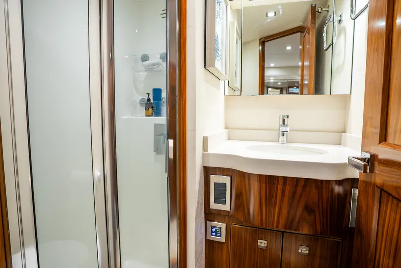 Unbridled Yacht Photos Pics Crew Head