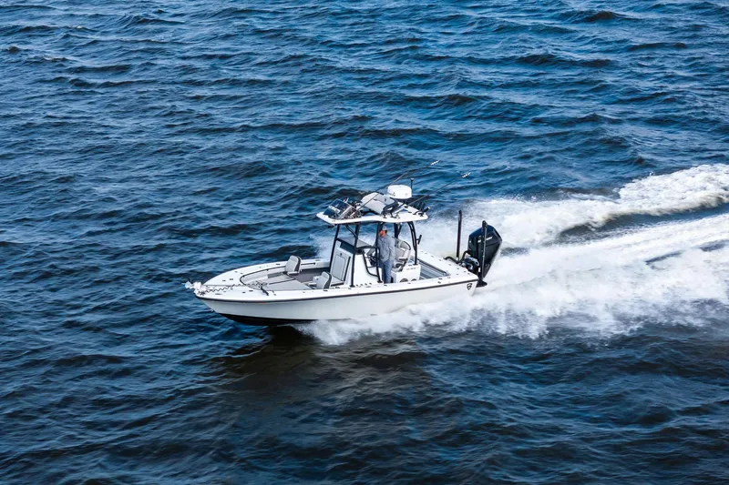  Yacht Photos Pics 2021 Barker Boatworks 26 Open cruising on open water.