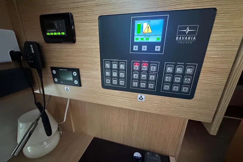 Dream Time Yacht Photos Pics Touch electrical panel just above nav station