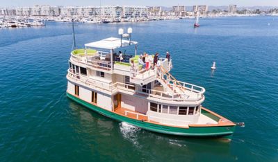 Tugboat Elegantly Retrofitted Ferry Boat