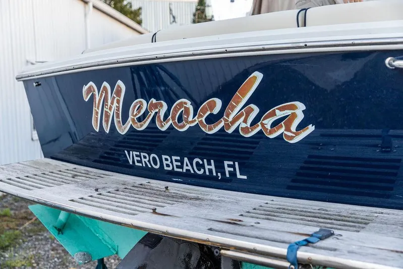 Merocha Yacht Photos Pics 2008 Hunt Yachts Surfhunter 29, named "Merocha," docked in Vero Beach, FL.