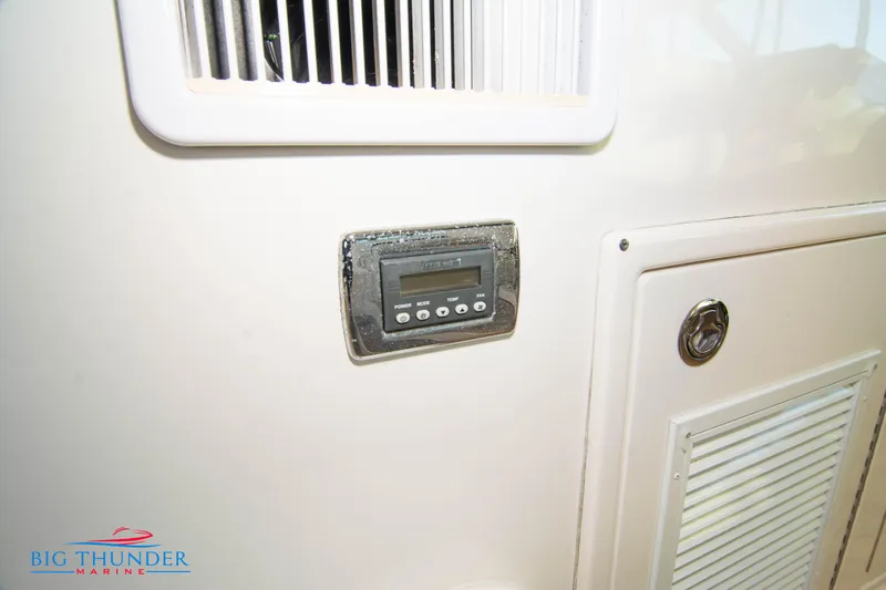  Yacht Photos Pics Control panel on 2010 Sea Ray 540 Sundancer yacht interior.