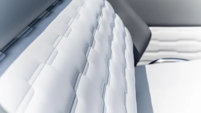  Yacht Photos Pics Luxurious white leather interior of 2025 Cigarette 42 Auroris boat.