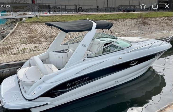 Used 2004 Crownline 270 CR mit Bügel, Kajütboot TOP ZUSTAND