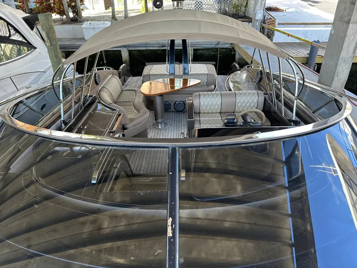  Yacht Photos Pics 2005 Riva 52 Rivale luxury yacht with elegant seating and sleek design.