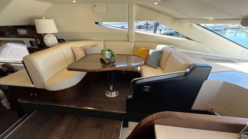 Salty Side Eye Yacht Photos Pics Raised Galley Dinette Looking Port