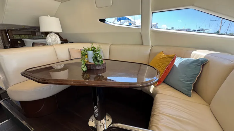 Salty Side Eye Yacht Photos Pics Raised Galley Dinette Looking Port