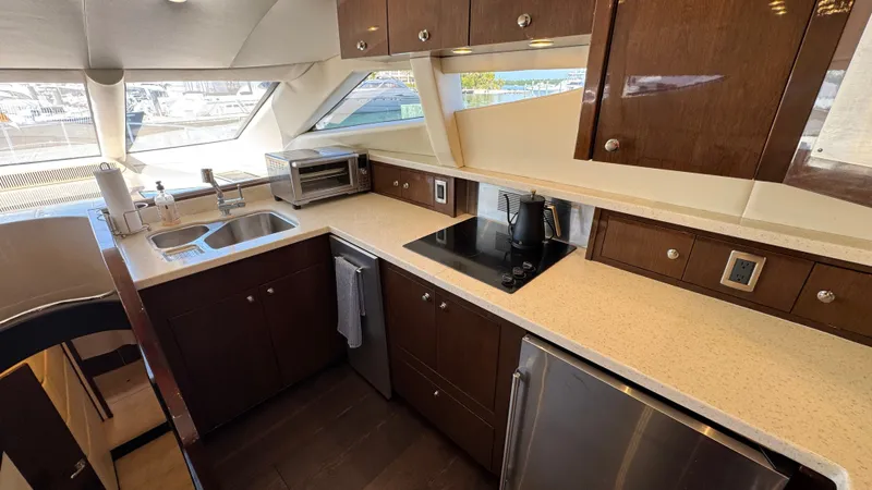 Salty Side Eye Yacht Photos Pics Galley Looking Forward