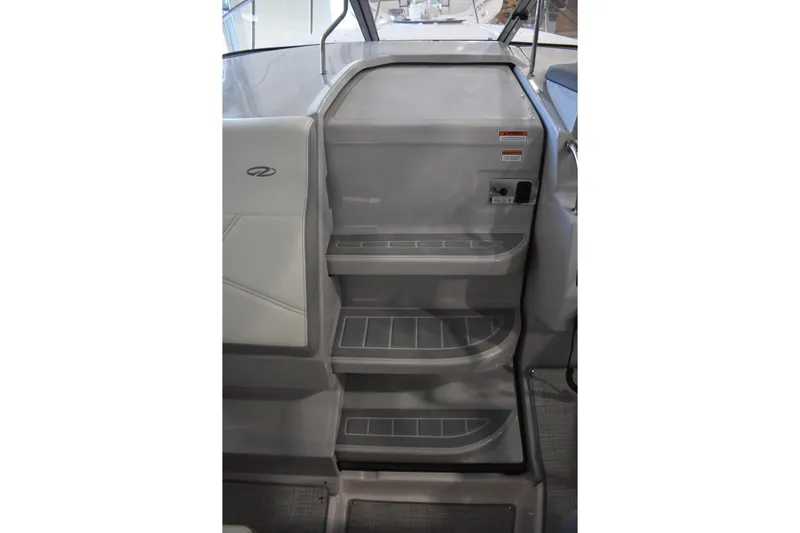  Yacht Photos Pics Interior steps of 2026 Regal 26 XO boat, featuring sleek design and modern materials.
