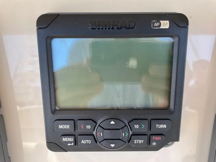  Yacht Photos Pics Simrad AP24 autopilot control on 2012 Grady-White Canyon 336 boat.