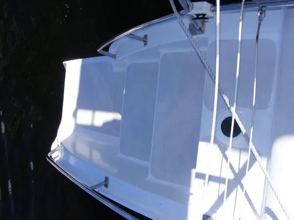 Makani Yacht Photos Pics Deck of a 2008 Seawind 1000 XL catamaran.