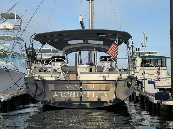 Archimedes Yacht Photos Pics Transom