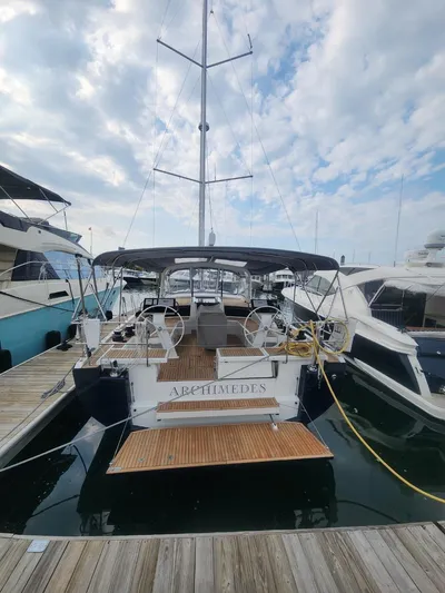 Archimedes Yacht Photos Pics Cockpit