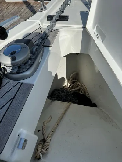 Archimedes Yacht Photos Pics Windless and Anchor Locker