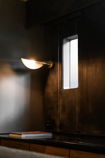  Yacht Photos Pics Interior of 2024 Sunreef 60 Eco yacht with modern lighting and sleek design.