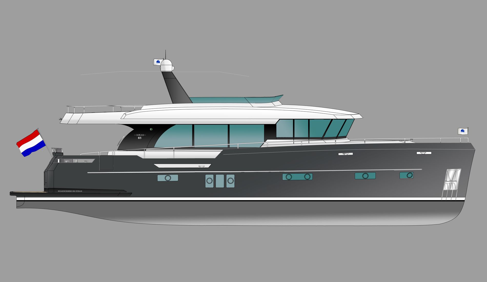 2025 Boarncruiser 65 Ocean - Flybridge