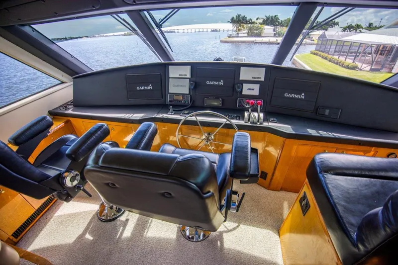 Sarah K Yacht Photos Pics Viking 65 Sarah K - Enclosed Bridge, Electronics