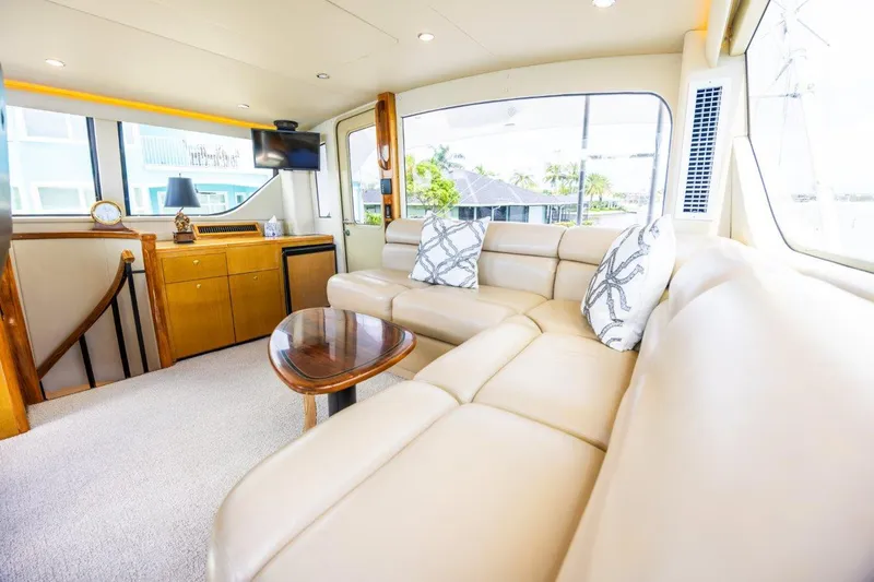 Sarah K Yacht Photos Pics Viking 65 Sarah K - Enclosed Bridge, Seating