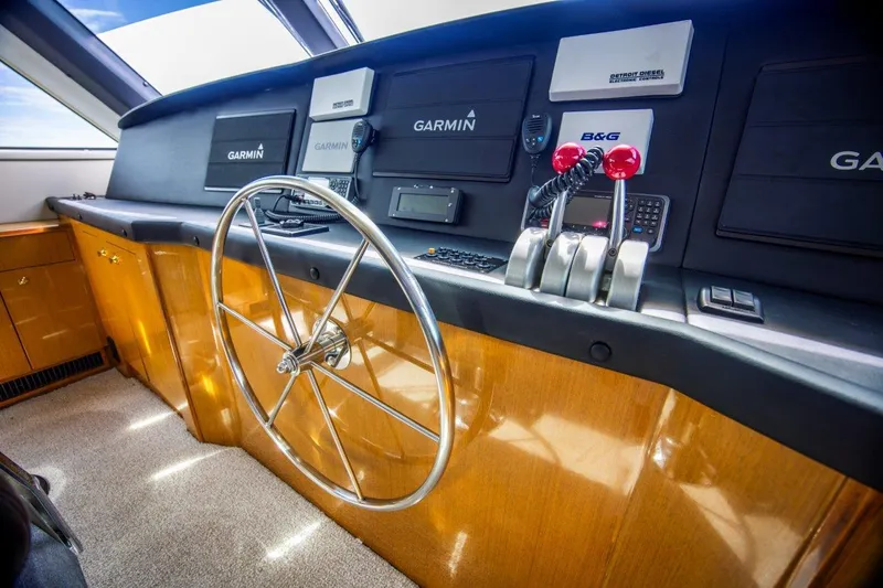Sarah K Yacht Photos Pics Viking 65 Sarah K - Enclosed Bridge, Electronics