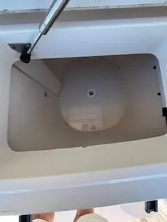  Yacht Photos Pics Open storage compartment on 2008 Grady-White Express 360 boat.