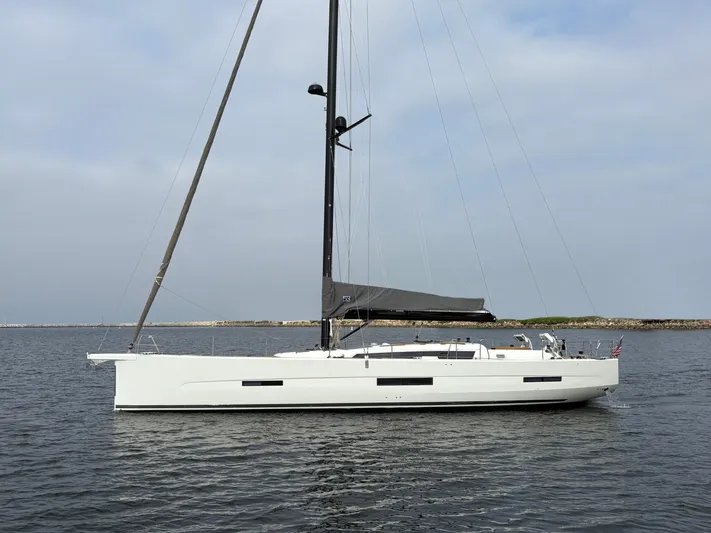 560 Exclusive Yacht Photos Pics 2018 Dufour 560 Exclusive yacht sailing on calm waters.