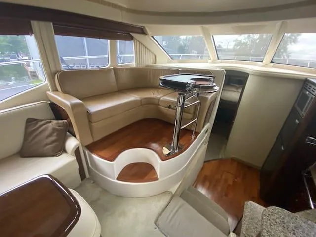  Yacht Photos Pics Interior of a 2006 Sea Ray 44 Sedan Bridge yacht.