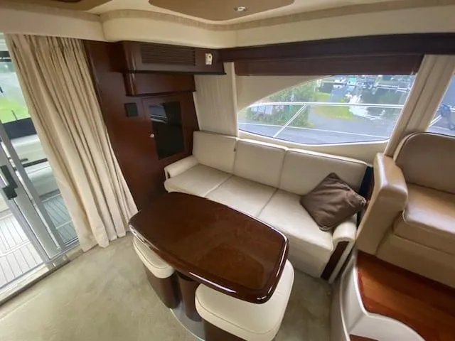  Yacht Photos Pics Interior of a 2006 Sea Ray 44 Sedan Bridge yacht.