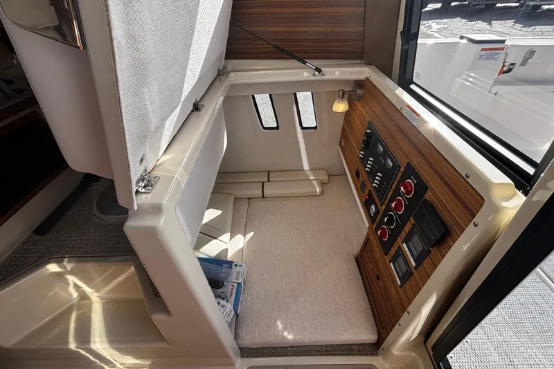  Yacht Photos Pics Interior of 2026 Ranger Tugs R-27 with control panel.