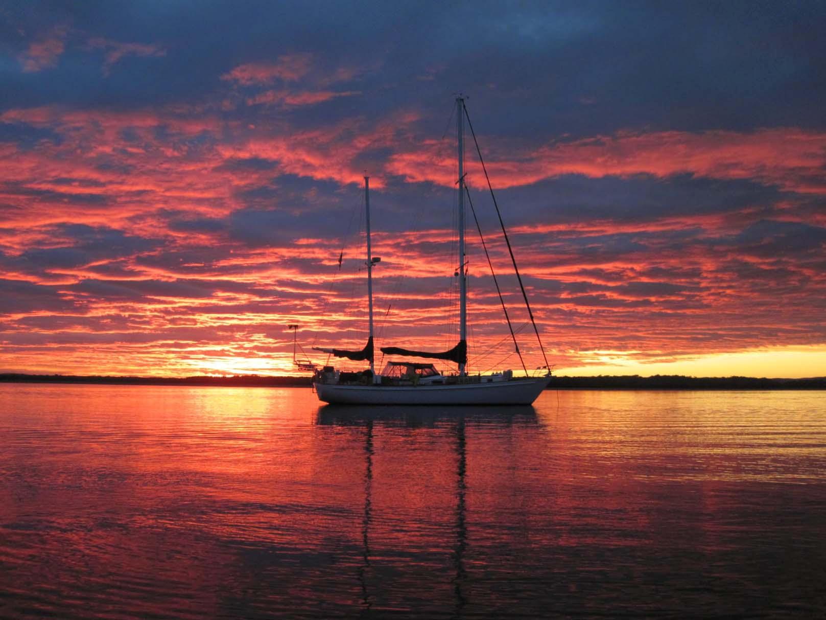 venus ketch sailboat