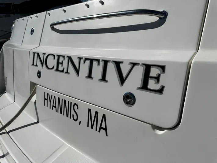 Incentive Yacht Photos Pics 2008 Sea Ray 47 Sedan Bridge yacht named "Incentive" docked in Hyannis, MA.
