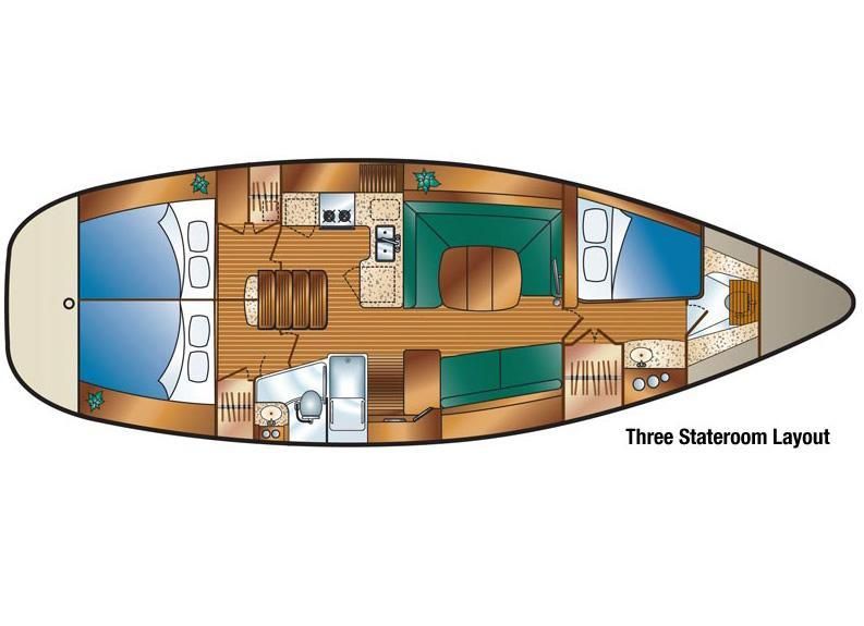 2012 Hunter 45 Deck Salon