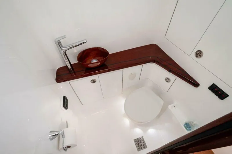 Game On Yacht Photos Pics 2024 Maverick Yachts Costa Rica 36 Walkaround- GAME ON- Head